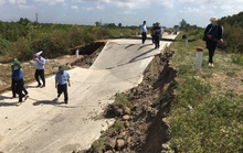Hé lộ nguyên nhân sụt lún nghiêm trọng đê biển Tây