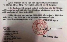Đăng văn bản giả mạo của UBND tỉnh cho học sinh nghỉ học hết tháng 3 lên Facebook
