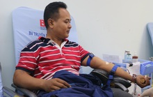 Đông đảo người nhà bệnh nhi Bệnh viện Nhi Đồng 1 tham gia hiến máu nhân đạo