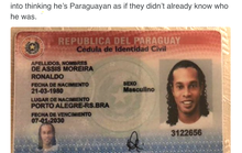 Ronaldinho bị bắt ở Paraguay vì dùng hộ chiếu giả