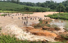 Vỡ đập Đầm Thìn chứa khoảng 600 ngàn m3 nước