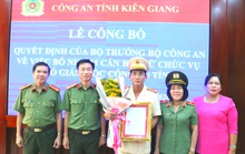 Nữ thiếu tướng ở miền Tây trao quyết định bổ nhiệm lãnh đạo Công an Kiên Giang
