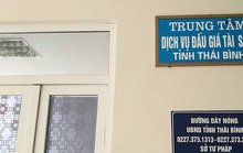 Bắt 1 nữ cán bộ của Trung tâm Dịch vụ đấu giá Thái Bình về tội tham ô