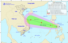 Áp thấp nhiệt đới vào Biển Đông, khả năng mạnh lên thành bão