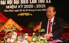 Phó Thủ tướng Thường trực Trương Hòa Bình dự Đại hội Đảng bộ tỉnh Nam Định