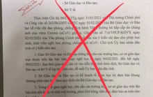 Thực hư văn bản cho học sinh Huế nghỉ học để phòng chống dịch Covid-19