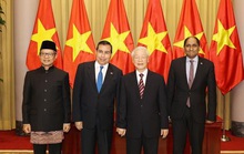 Tổng Bí thư, Chủ tịch nước Nguyễn Phú Trọng tiếp các Đại sứ đến trình Quốc thư