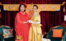 NSND Lê Khanh và NSND Hồng Vân rực rỡ trên thảm đỏ