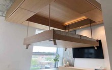 Nội thất gắn trần giúp các căn hộ có diện tích nhỏ trở nên tiện nghi hơn