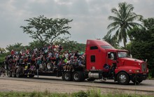 Mexico giải cứu 600 người di cư trên 2 chiếc xe đầu kéo