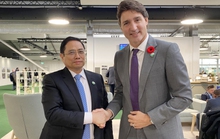 Thủ tướng Phạm Minh Chính gặp Thủ tướng Canada Justin Trudeau