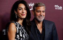 George Clooney viết tâm thư mong được giấu mặt con trên báo