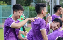 CLIP: Đội tuyển Việt Nam hứng khởi luyện tập với mục tiêu có điểm trước Malaysia