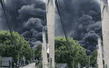 CLIP: Cháy dữ dội ở TP HCM, khói cuồn cuộn cao cả trăm mét