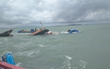 Thuyền trưởng và thuyền viên gặp nạn khi tàu lai dắt chìm trên biển