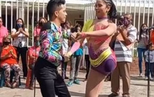 Nữ vũ công một chân lại gây sốt với điệu salsa điêu luyện