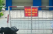 Toàn cảnh bên trong khu vực bị phong tỏa ở Chung cư 1 Bàu Cát