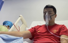 Phóng viên mắc Covid-19 khi đưa tin đội tuyển Việt Nam ở UAE vẫn phải thở oxy