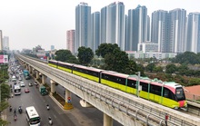 Tàu đường sắt trên cao Nhổn-ga Hà Nội chạy thử nghiệm để chuẩn bị vận hành