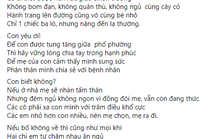 Bức thư xúc động gửi con gái trước khi lên đường làm nhiệm vụ