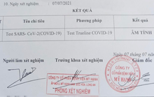 Công an Long An vào cuộc vụ phiếu xét nghiệm SARS-CoV-2 nghi giả