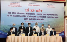 Ký hợp đồng xây dựng cao tốc Bắc - Nam phía Đông đoạn Cam Lâm – Vĩnh Hảo