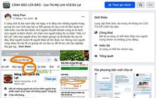 Trang Facebook Rau hữu cơ, hoa Đà Lạt bị tố lừa đảo, trục lợi bất chính trong lúc dịch Covid-19