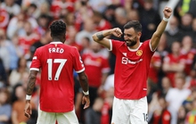 Song sát Pogba - Fernandes lập kỷ lục, Man United thắng 5 sao ngày ra quân