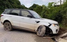 Giang hồ mạng Huấn Hoa Hồng lái xe Range Rover gặp nạn