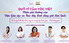 Quỹ Vì Tầm Vóc Việt nhận giải thưởng của Viện Giáo dục và Thúc đẩy Bình đẳng giới Hàn Quốc (KIGIPE)