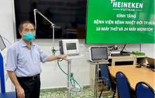 Heineken Việt Nam ủng hộ 10 máy thở và 24 máy theo dõi bệnh nhân cho bệnh viện Bệnh Nhiệt đới TP HCM