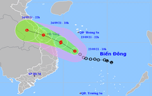 Áp thấp nhiệt đới khả năng mạnh lên thành bão, hướng vào Đà Nẵng đến Bình Định