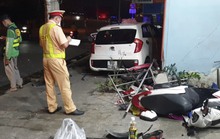 Bình Dương:  Ôtô gây tai nạn liên hoàn, một người nguy kịch