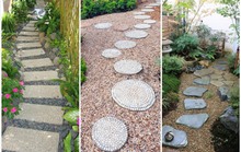 Những ý tưởng lối đi bằng đá ấn tượng trong sân vườn
