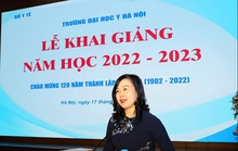Quyền bộ trưởng Đào Hồng Lan nhắn nhủ gì với tân sinh viên Đại học Y?