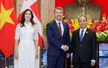 Chủ tịch nước tiếp Thái tử kế vị Đan Mạch
