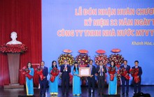 Công ty Yến sào Khánh Hòa: Đón nhận 2 Huân chương Lao động và Cờ thi đua Chính phủ