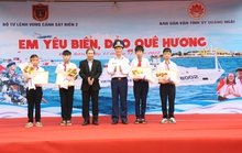 Học sinh Bình Đông với Cuộc thi Em yêu biển, đảo quê hương