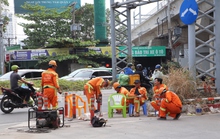 Dọn dẹp “lô cốt” để đón Tết dương lịch ở TP HCM