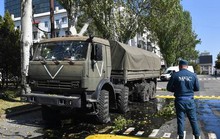Xe chở quân gặp nạn ở Cộng hòa Nhân dân Donetsk tự xưng