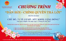 TP HCM: Mời cử tri đón xem Chương trình Dân hỏi - Chính quyền trả lời tháng 2-2022