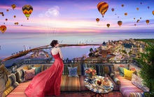 The Sky: Viên kim cương rực sáng bầu trời thị trấn Địa Trung Hải