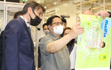 Chùm ảnh: Thủ tướng Phạm Minh Chính tham quan Nhà máy Hayat Kimya tại KCN Becamex Bình Phước