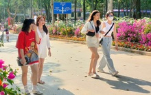 Hàng ngàn cây hoa khoe sắc tại Lễ hội tình yêu hòn Trống Mái
