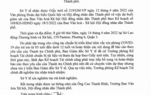 Sở Y tế TP HCM xin lỗi sau buổi giám sát của HĐND bị hủy