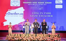 Gia sư eTeacher đón nhận giải thưởng “Thương hiệu mạnh ASEAN 2022”