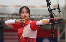 Người đẹp môn bắn cung Ánh Nguyệt cùng đồng đội mất huy chương vàng trước tuyển Philippines