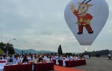 Trình diễn bay khinh khí cầu Cuộc dạo chơi của Sao La - Kỳ lân châu Á tại SEA Games 31