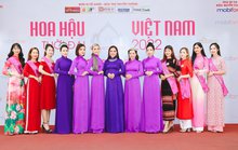 Hoa hậu Lý Kim Ngân mặc áo dài thuần Việt casting hoa hậu