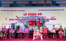 Vinh danh Nhạc Trống lớn của đồng bào dân tộc Khmer